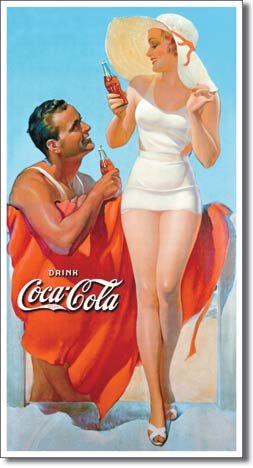 Coke Beach Sign