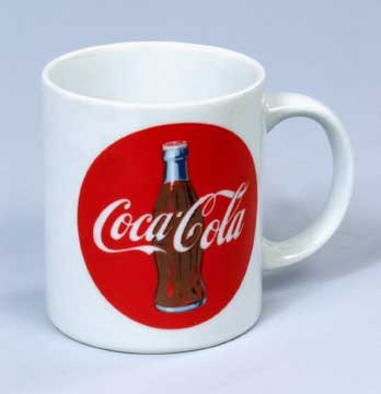 Coke Bullseye Coffee Mug