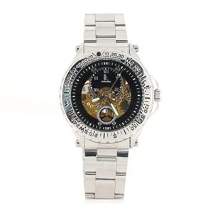 98242G Men's Mechanical Skeleton Watch (Golden)