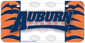Auburn Tigers License Plate
