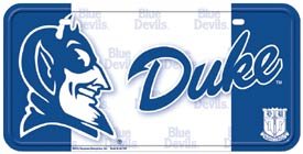 Duke Blue Devils License Plate