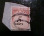 5 cent postage due