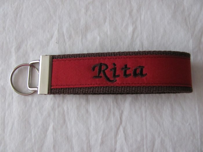 Brown/Red Key Fob