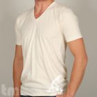 v neck white