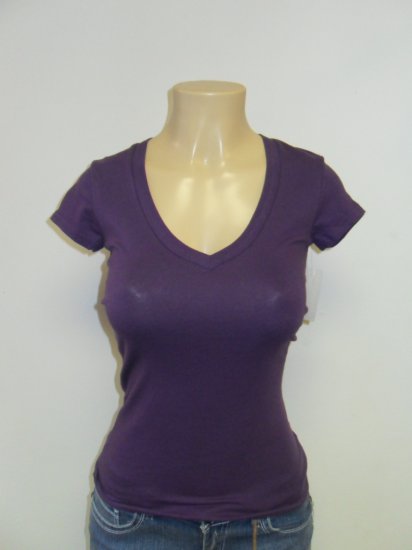 Wet Seal - V-Neck - Purple