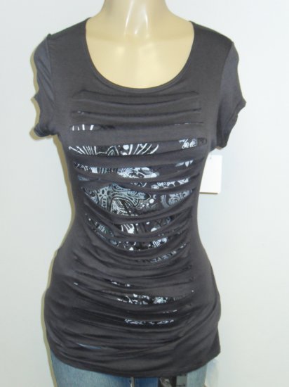 Touch Me - Shirt - Charcoal/Grey
