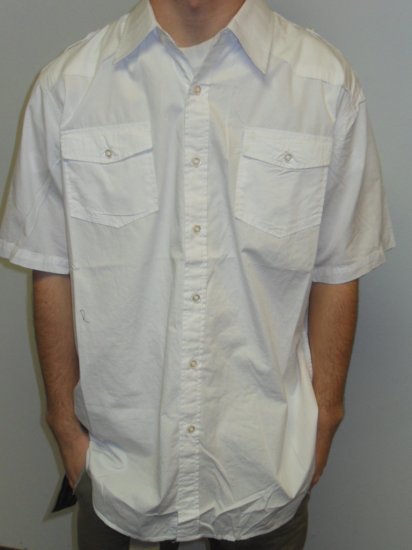 KOMAN - S/S Button Down - White