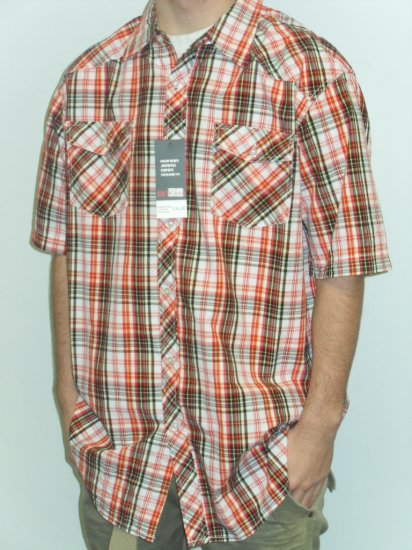 KOMAN - S/S Button Down - White/Red/Black/Yellow
