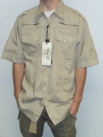 KOMAN - S/S Button Down - Cream