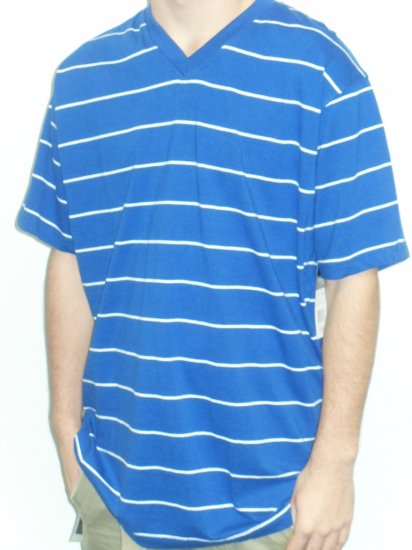 Evolution - V-Neck - Royal Blue/White