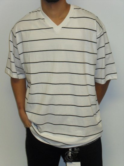 Evolution - V-Neck - White/Black