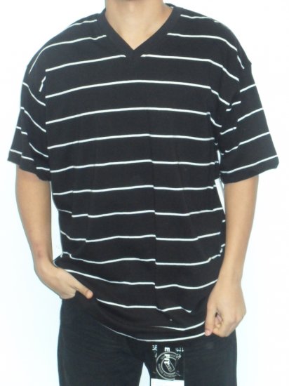 Evolution - V-Neck - Black/White