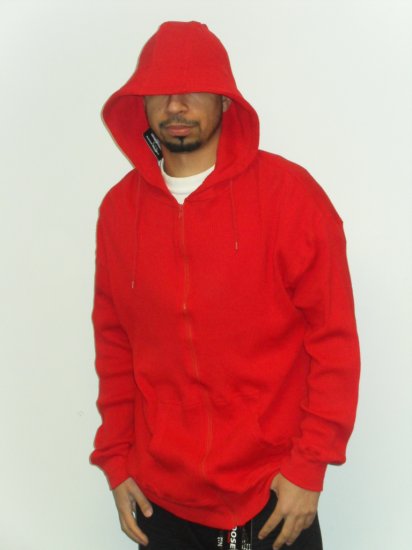 Cotton Heritage - Hooded Thermal - RED