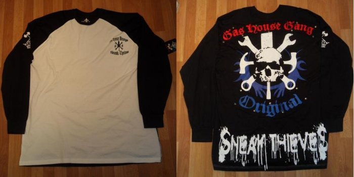Blac Label - L/S Shirt - Black/White