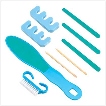 Blue Pedicure Set