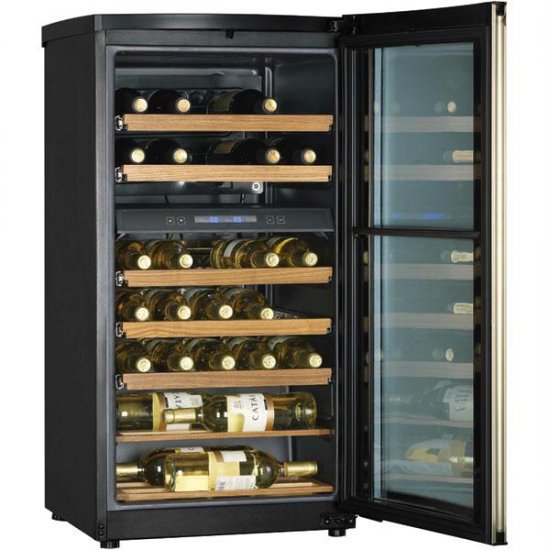 WINE CELLAR DUAL ZONE TOUCHSCREEN 40-BOTTLE STORAGE CAPACITY