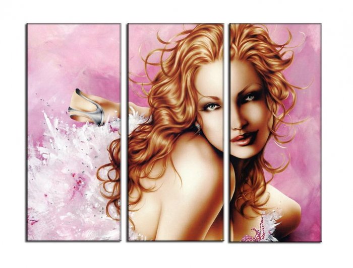 Modern Contemporary oil paintings nude girl painting nude045