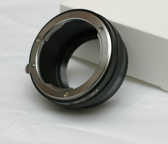 Nikon lens to Sony Nex5 Nex3 NEX-VG10 E (NEX-5, NEX-3 NEXVG10E) adapter ring