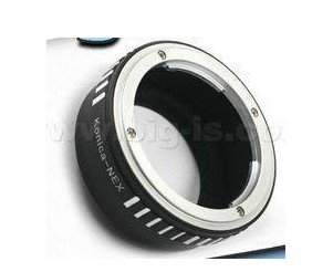 Konica AR lens to Sony NEX E mount adapter NEX5 NEX3 camera
