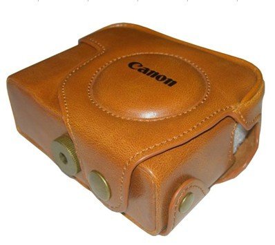 Canon Powershot G10 14.7MP Digital Camera leather case bag