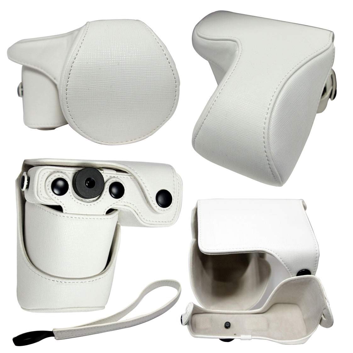 WP23: leather case bag to Sony Alpha NEX-3 NEX3A/R NEX-3A NEX-3K/S NEX3KSK1 digital camera
