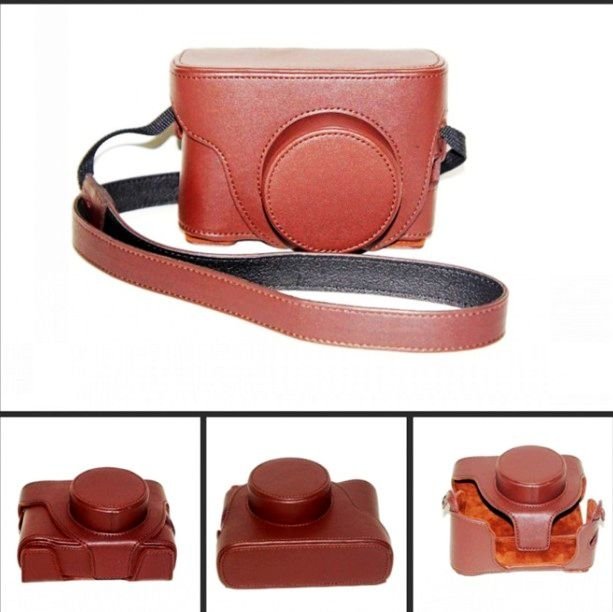 Leather Case bag LC-X100 Finepix X100 Fujifilm brown or black