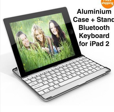 iPad 2 Aluminum Bluetooth Keyboard Case