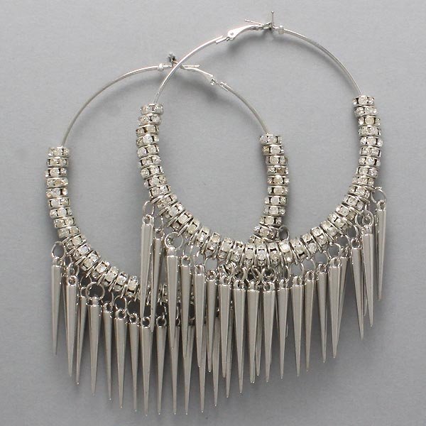 Basket Ball wives inspired Hoop Earrings