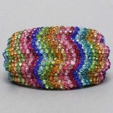 Multi Crystal Bangle