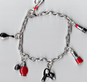 Beautician Charm Bracelet