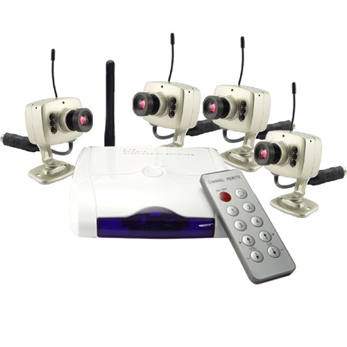 Wireless Surveillance Combo with 4 Cameras CVD-42A208X4-PAL
