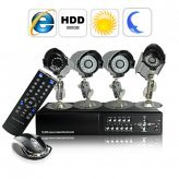Complete Surveillance Kit (H246 DVR + 4 SONY CCD Weatherproof Camera + 500GB HDD)