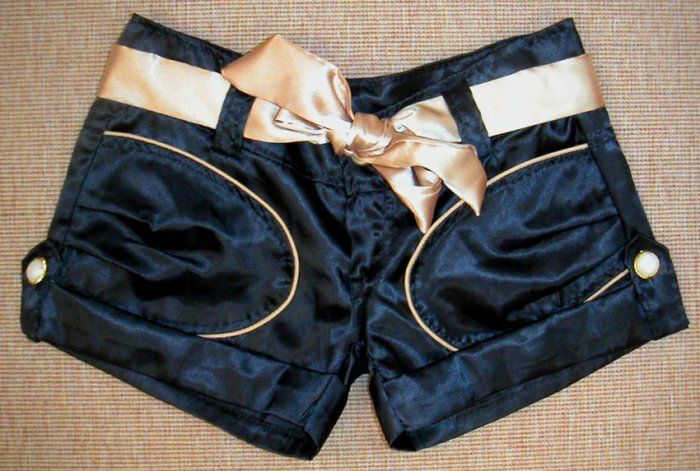 Black & Gold Shorts