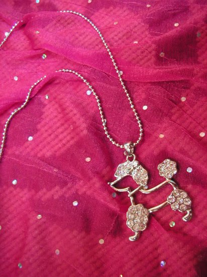 Poodle Silver Necklace