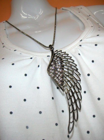 Dark Angel's Wing Necklace