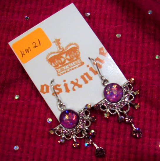 Polly Purple Earrings