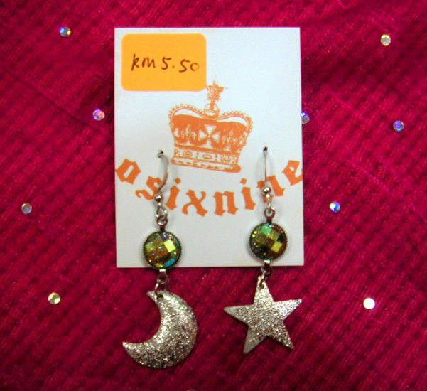 Moon Meets the Star Earrings