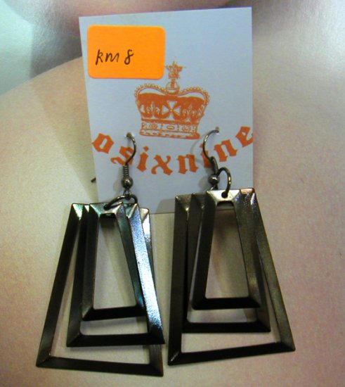 Modjo Dark Silver Earrings