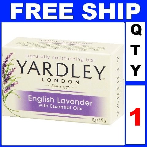 NEW 1 Bar Soap YARDLEY English Lavender Moisturizing (4.25oz/Bar)