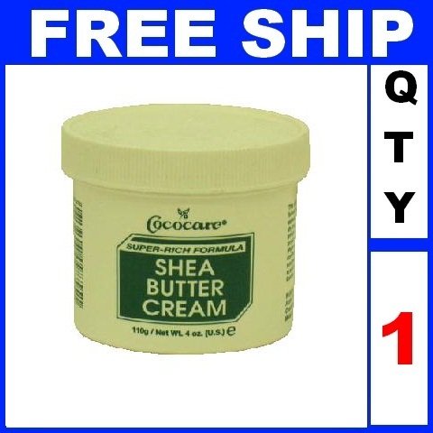 NEW 1 Jar COCOCARE SHEA BUTTER Cream (4oz/Jar)