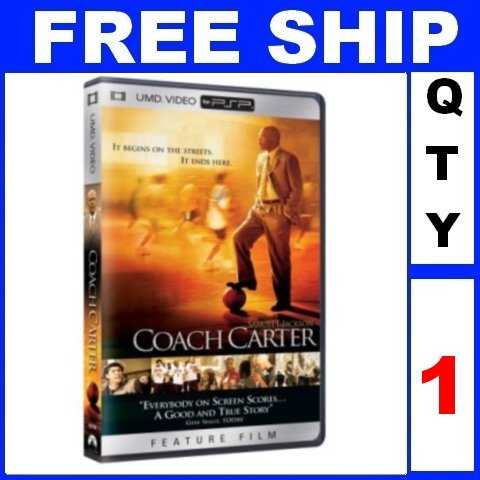 NEW 1 Video UMD COACH CARTER For PSP