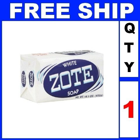 NEW 1 Bar Soap WHITE ZOTE Fishing Baits catfish bait mosquito repellent (14oz/Bar)