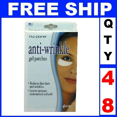 NEW 48 Boxes NU-PORE ANTI WRINKLE Eye Gel Patches Mask (2 treatments/box)