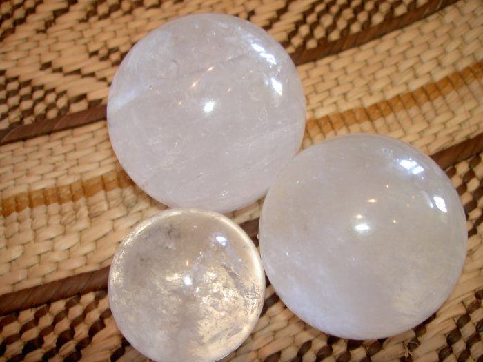 Clear Quartz Meditation Balls (small)