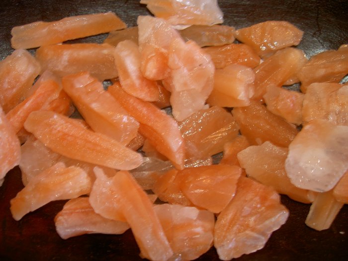Orange Calcite - a new age stone for creativity emotional balance