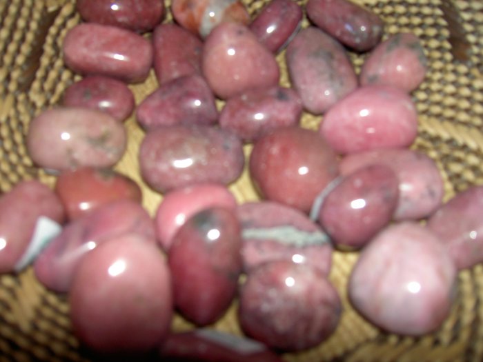 Rhodonite - grounding, passionate and helps alleviate anxiety