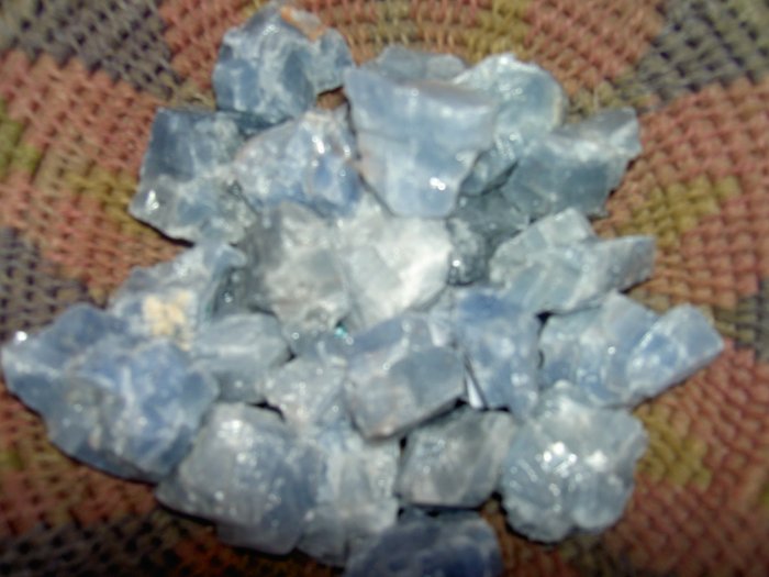 Blue Calcite - for communication, retaining lessons learned, decision making and high blood pressure