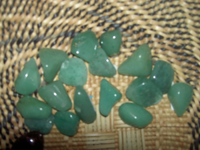 Green Aventurine - for prosperity, imagination, headaches and sleep disorders