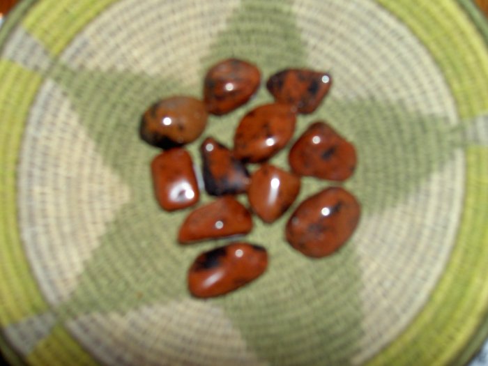 Mahogany Obsidian - for eliminating energy blocks in the root chakra