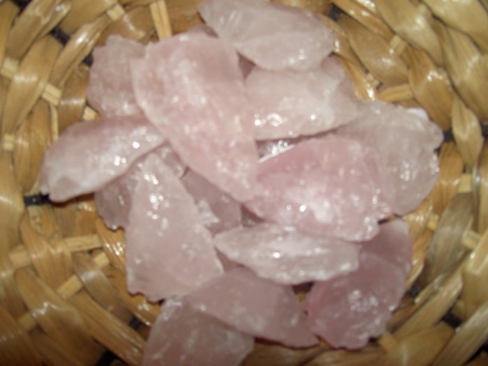 Rose Quartz Arrowheads - for love, pregnancy, childbirth, forgiveness, weight loss and gentleness